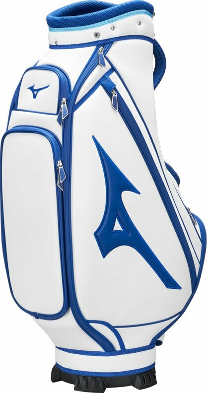 Golfbag Mizuno Tour Staff Mid Cart Bag White/Blue Golfbag