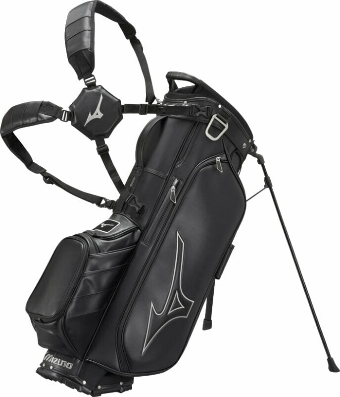 Чантa за голф Mizuno Tour Stand Bag Black Чантa за голф