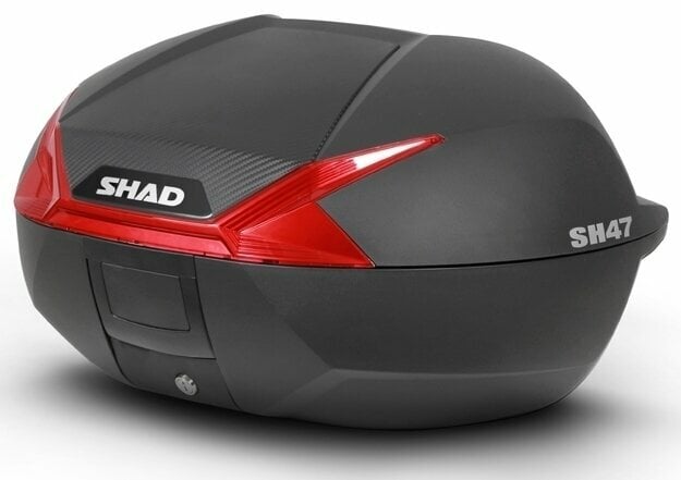 Photos - Motorcycle Luggage SHAD Top Case SH47 Red D0B47206 