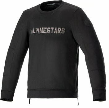 Tekstilna jakna Alpinestars Legit Crew Fleece Black/Cool Gray S Tekstilna jakna - 1