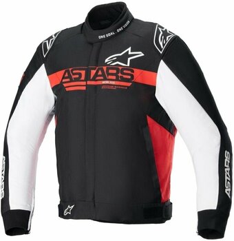 Textiljacke Alpinestars Monza-Sport Jacket Black/Bright Red/White 3XL Textiljacke - 1