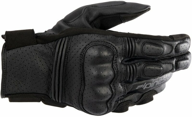 Motorradhandschuhe Alpinestars Phenom Leather Air Gloves Black/Black 3XL Motorradhandschuhe