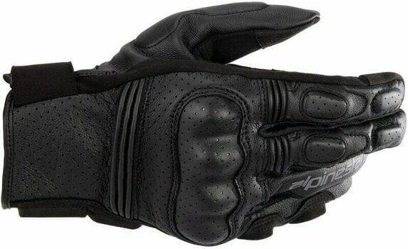 Motorcycle Gloves Alpinestars Phenom Leather Air Gloves Black/Black M Motorcycle Gloves - 1