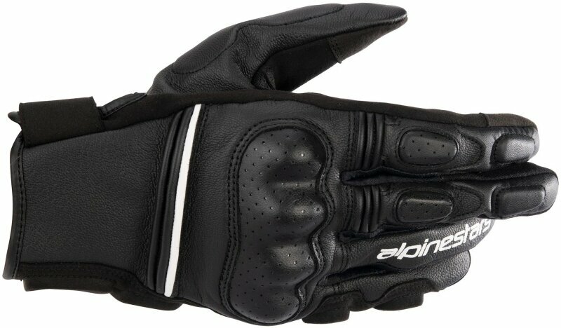 Motorradhandschuhe Alpinestars Phenom Leather Gloves Black/White M Motorradhandschuhe