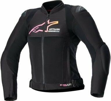 Chaqueta textil Alpinestars Stella SMX Air Jacket Black/Yellow/Pink L Chaqueta textil - 1