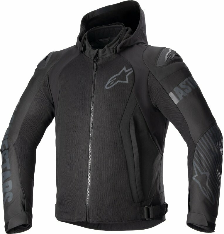 Текстилно яке Alpinestars Zaca Air Jacket Black/Black L Текстилно яке