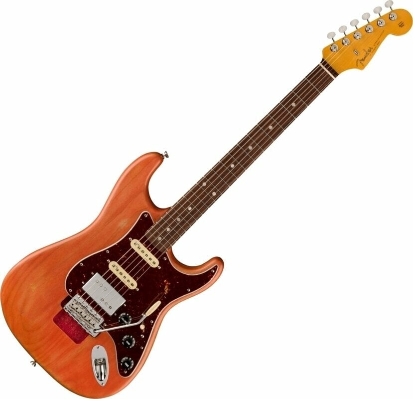 Guitarra elétrica Fender Michael Landau Stratocaster Coma Red (Apenas desembalado)