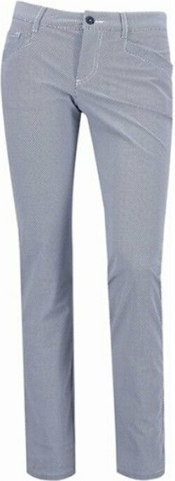 Pantaloni impermeabili Alberto Jana Revolutional Print Waterrepellent Womens Trousers Dark Blue 34