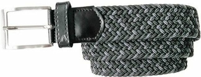 Belt Alberto Gürtel Multicolor Braided Belt Grey/Green/Black 90