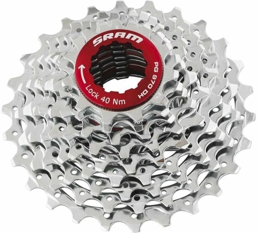 Cassette SRAM PG-970 9-Speed 34T 11-34T Silver/Red
