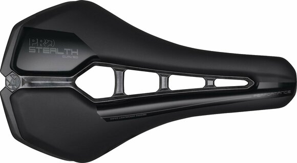Șa bicicletă PRO Stealth Curved Performance Black Oțel inoxidabil Șa bicicletă - 1
