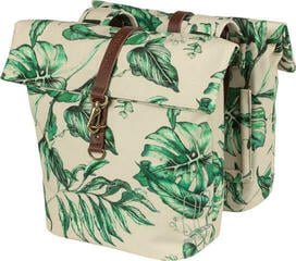 Biciklistička torba Basil Ever-Green Dvostruka putna torba za bicikl Sandshell Beige 28 - 32 L