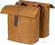 Cykeltaske Basil City Double Bicycle Bag Camel Brown 28 - 32 L