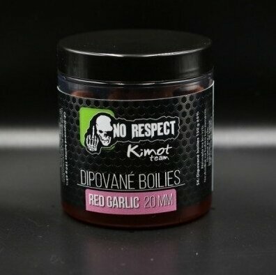Dyppede boilies No Respect Pikant 150 g 20 mm Red Garlic Dyppede boilies