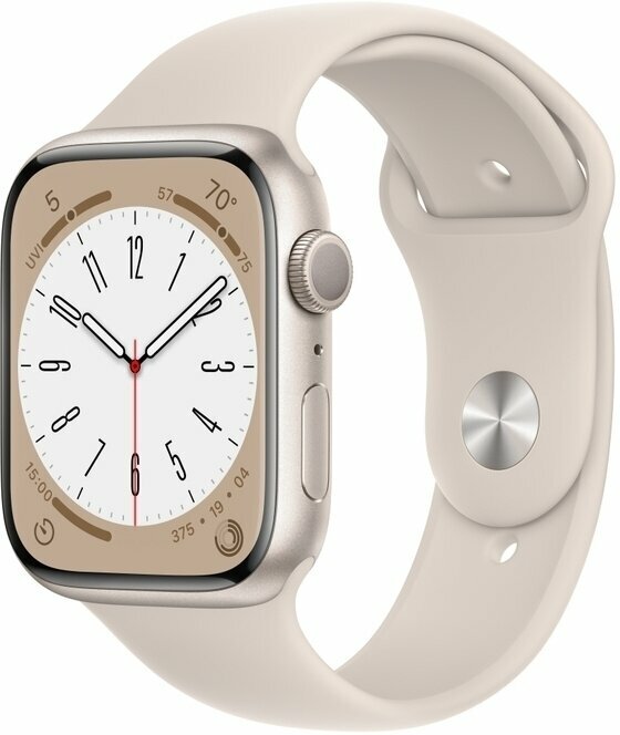 Smartwatches Apple Watch Series 8 GPS 45mm Starlight Smartwatches