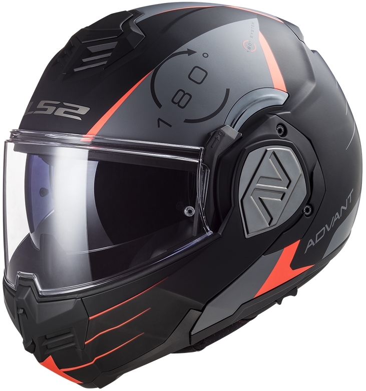 LS2 FF906 Advant Codex Matt Black Titanium M Helmet - Muziker