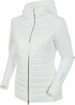Dzseki Sunice Womens Lola Thermal Stretch Jacket With Hood Pure White L - 1