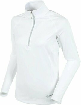 Hoodie/Sweater Sunice Womens Anna Lightweight Stretch Half-Zip Pullover Pure White S - 1
