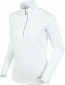 Hoodie/Sweater Sunice Womens Anna Lightweight Stretch Half-Zip Pullover Pure White M - 1