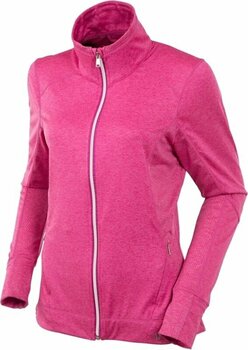 яке Sunice Womens Elena Ultralight Stretch Thermal Layers Jacket Very Berry Melange L - 1