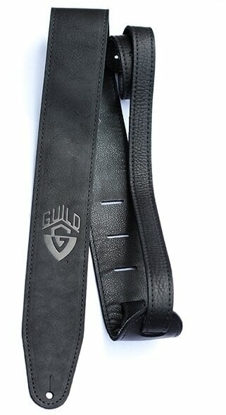 Guild Strap Standard Leather Curea de chitara Black