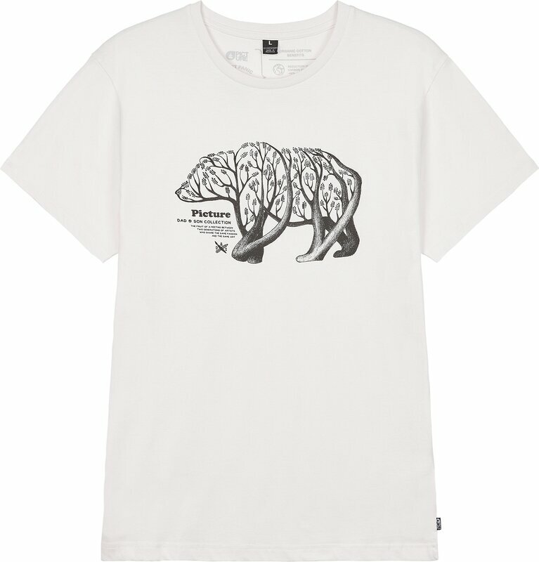 Outdoorové tričko Picture D&S Bear Branch Tee Natural White XL Tričko