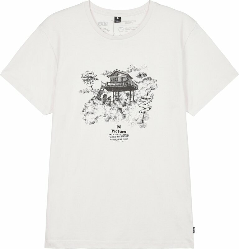 Picture D&S Surf Cabin Tee Natural White S