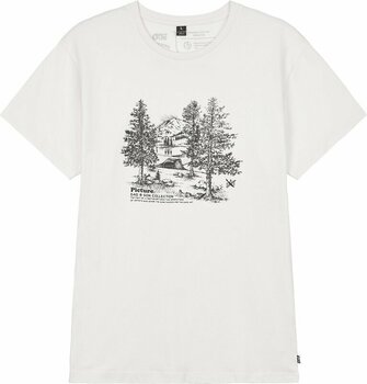 T-shirt de exterior Picture D&S Wootent Tee Natural White S T-Shirt - 1