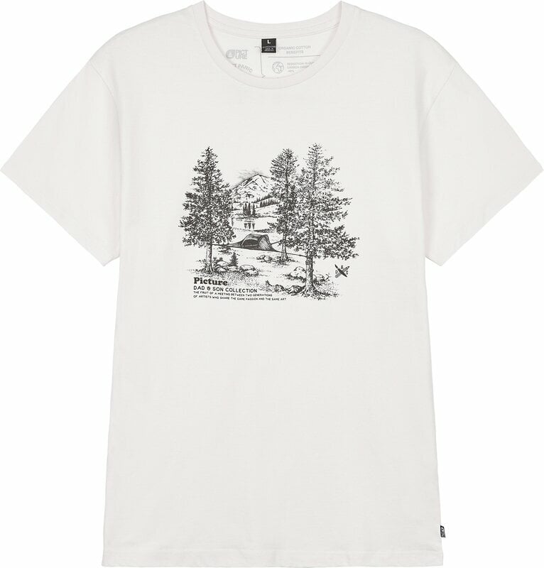 T-shirt outdoor Picture D&S Wootent Tee Natural White M T-shirt