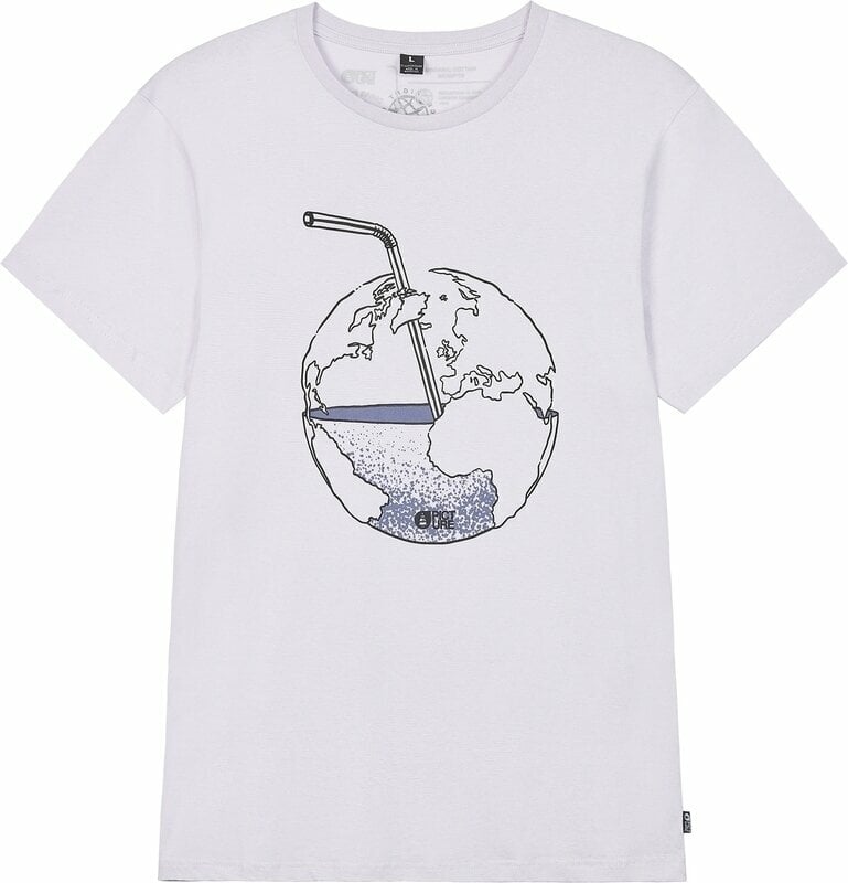 Camisa para exteriores Picture CC Straworld Tee Misty Lilac XL Camiseta Camisa para exteriores