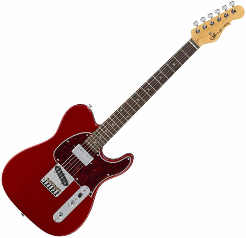 Elektromos gitár G&L ASAT Classic Bluesboy RW Candy Red