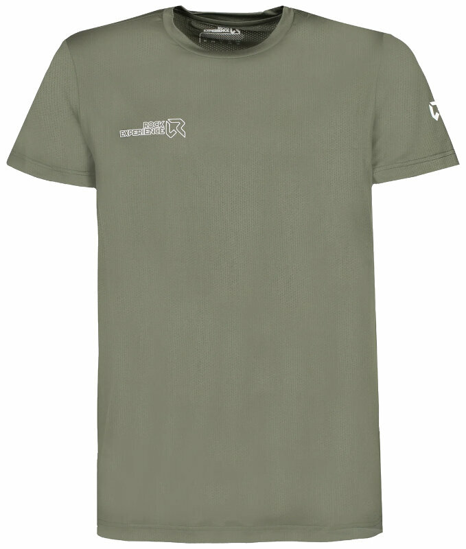 T-shirt de exterior Rock Experience Ambition SS Man Olive Night XL Camiseta