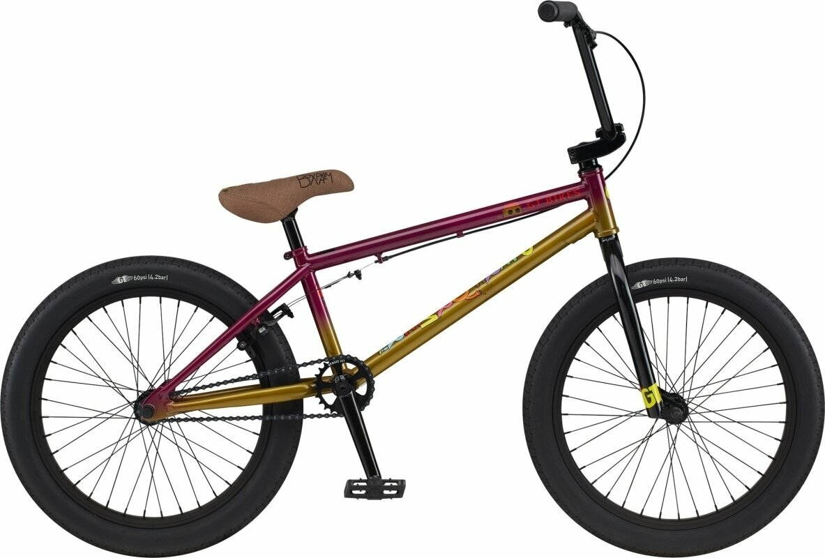 Bicicleta BMX / Dirt GT Performer 20.5 Mercado Gloss Trans Raspberry/Trans Yellow Fade Bicicleta BMX / Dirt