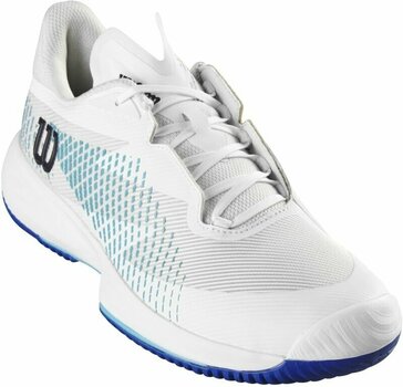 Muška obuća za tenis Wilson Kaos Swift 1.5 Mens Tennis Shoe White/Blue Atoll/Lapis Blue 42 2/3 Muška obuća za tenis - 1