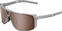 Cykelbriller 100% Eastcraft Soft Tact Stone Grey/HiPER Crimson Silver Mirror Lens Cykelbriller