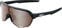 Óculos de ciclismo 100% S2 Soft Tact Black/HiPER Crimson Silver Mirror Lens Óculos de ciclismo