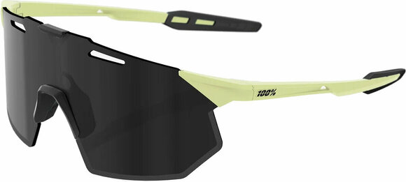 Cycling Glasses 100% Hypercraft SQ Soft Tact Glow/Black Mirror Lens Cycling Glasses - 1