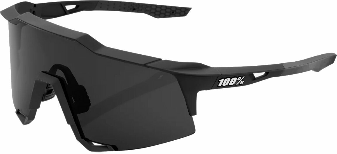 Cykelglasögon 100% Speedcraft Soft Tact Black/Smoke Lens Cykelglasögon
