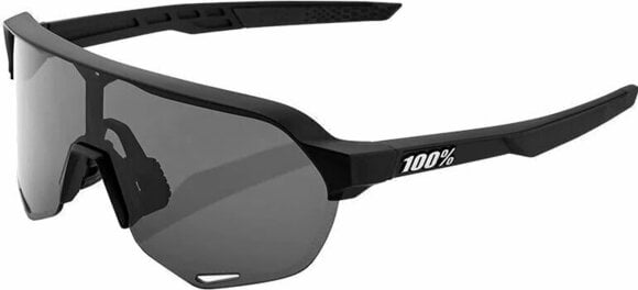 Cycling Glasses 100% S2 Soft Tact Black/Smoke Lens Cycling Glasses - 1