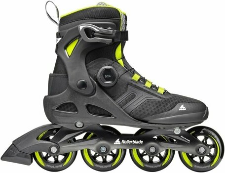 Kolieskové korčule Rollerblade Macroblade 84 BOA Black/Lime 44 Kolieskové korčule - 1