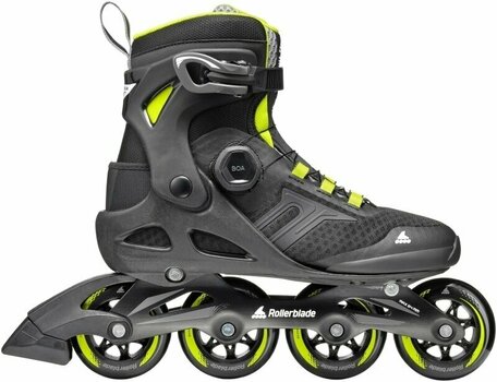 Roller Skates Rollerblade Macroblade 84 BOA Black/Lime 44 Roller Skates - 1