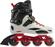 Rollerblade RB Pro X Grey/Warm Red 44,5 Roller Skates