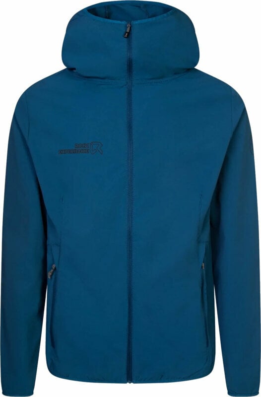 Outdoor Jacket Rock Experience Solstice 2.0 Hoodie Softshell Man Jacket Moroccan Blue S Outdoor Jacket