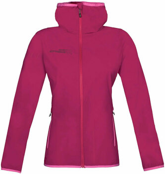 Giacca outdoor Rock Experience Solstice 2.0 Hoodie Softshell Woman Jacket Cherries Jubilee/Super Pink L Giacca outdoor - 1