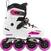 Kolieskové korčule Rollerblade Apex G JR White/Pink 28-32 Kolieskové korčule