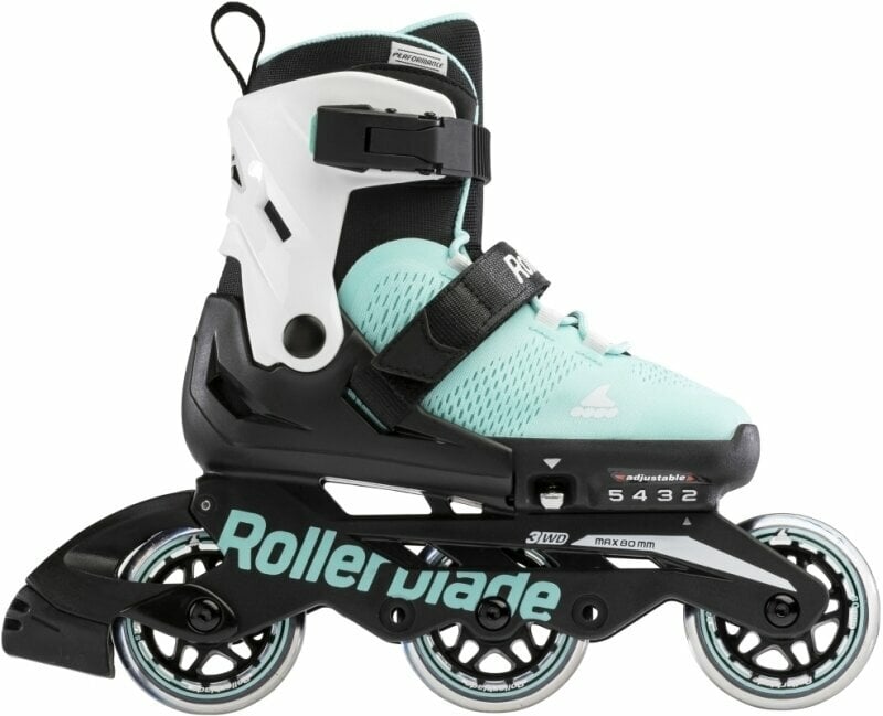 Roller Skates Rollerblade Microblade 3WD JR Aqua/White 28-32 Roller Skates