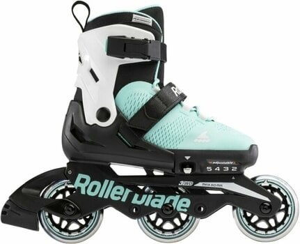 Roller Skates Rollerblade Microblade 3WD JR Aqua/White 28-32 Roller Skates - 1