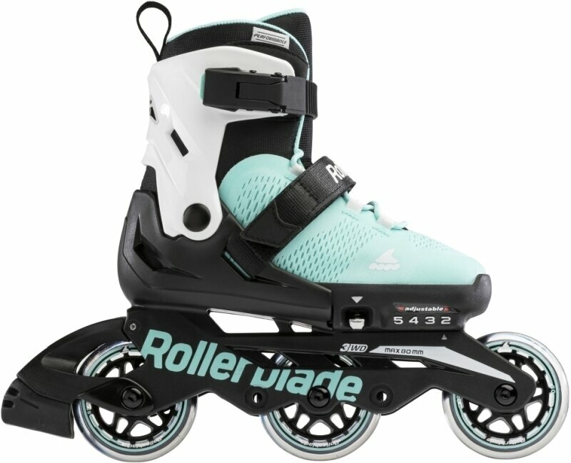 Roller Skates Rollerblade Microblade 3WD JR Aqua/White 36,5-40,5 Roller Skates