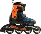 Rollerblade Microblade JR Midnight Blue/Warm Orange 28-32 Roller Skates