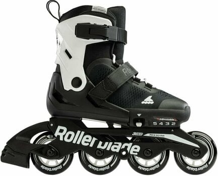 Roller Skates Rollerblade Microblade JR Black/White 28-32 Roller Skates - 1